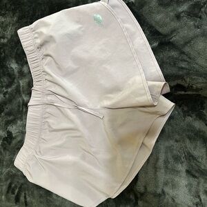 New Balance Women's Athletic Shorts in Light Gray